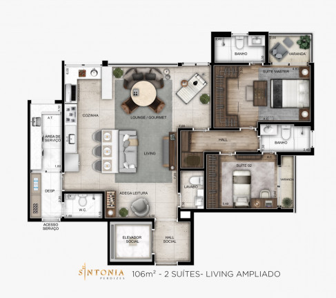 Imagem Apartamento com 3 Quartos à Venda, 106 m² em Perdizes - São Paulo