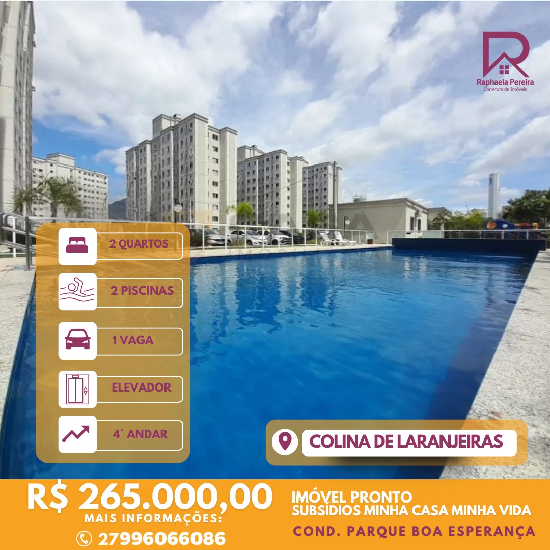 Foto do imóvel Apartamento com 2 Quartos à Venda, 46 m²em Colina de Laranjeiras - Serra Foto do imóvel Apartamento com 2 Quartos à Venda, 46 m²em Colina de Laranjeiras - Serra