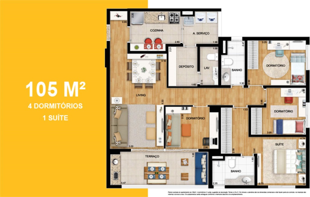 Imagem Apartamento com 4 Quartos à Venda, 105 m² em Centro - Diadema Imagem Apartamento com 4 Quartos à Venda, 105 m² em Centro - Diadema