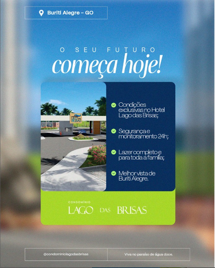 Imagem Terreno em Condomínio à Venda, 594 m² em Condomínio Lago das Brisas - Buriti Alegre Imagem Terreno em Condomínio à Venda, 594 m² em Condomínio Lago das Brisas - Buriti Alegre