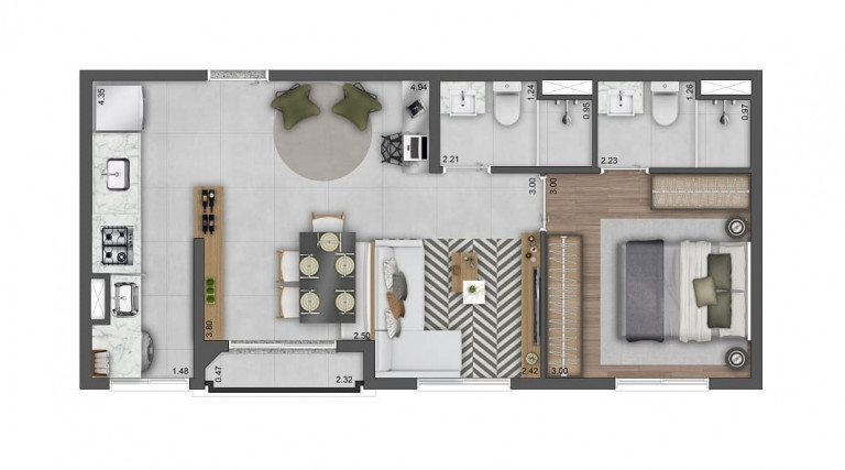 Imagem Apartamento com 2 Quartos à Venda, 45 m² em Vila Lídia - Campinas Imagem Apartamento com 2 Quartos à Venda, 45 m² em Vila Lídia - Campinas