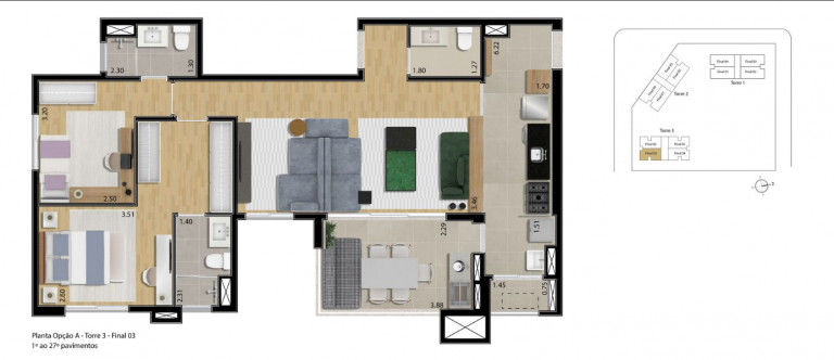 Imagem Apartamento com 3 Quartos à Venda, 116 m² em Vila Mogilar - Mogi das Cruzes