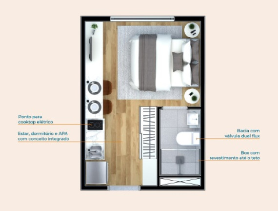 Imagem Apartamento com 1 Quarto à Venda, 18 m² em Vila Santa Delfina - São Paulo Imagem Apartamento com 1 Quarto à Venda, 18 m² em Vila Santa Delfina - São Paulo