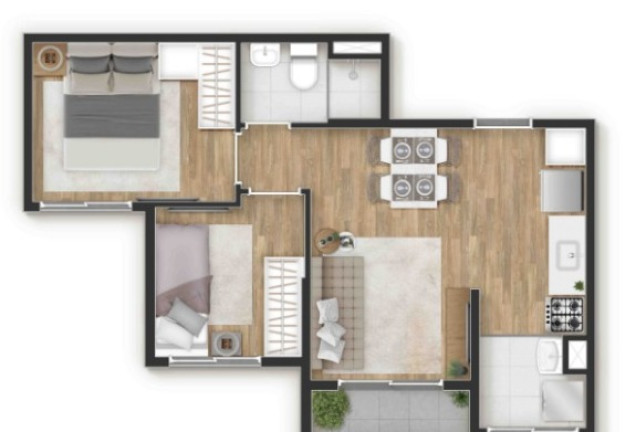 Imagem Apartamento com 2 Quartos à Venda, 40 m² em Jurubatuba - São Paulo