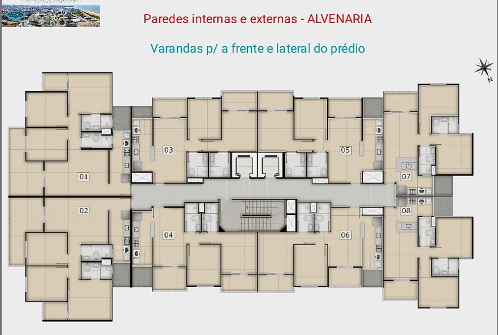 Imagem Apartamento com 3 Quartos à Venda, 80 m²em Praia de Itaparica - Vila Velha Imagem Apartamento com 3 Quartos à Venda, 80 m²em Praia de Itaparica - Vila Velha