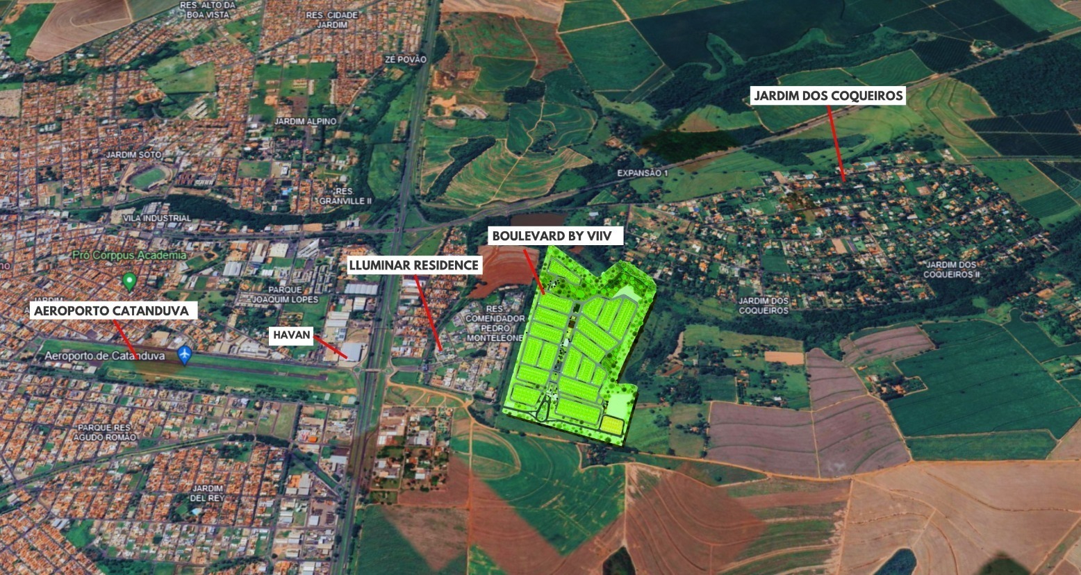 Imagem Terreno em Condomínio à Venda, 600 m²em Lot. Aeroporto - Catanduva Imagem Terreno em Condomínio à Venda, 600 m²em Lot. Aeroporto - Catanduva