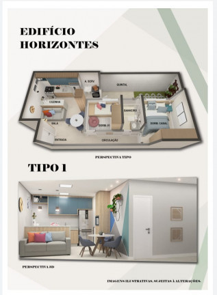 Imagem Apartamento com 2 Quartos à Venda,  em Vila Ré - São Paulo