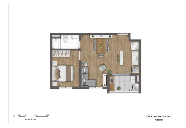 Imagem Apartamento com 2 Quartos à Venda, 37 m²em Vila do Castelo - São Paulo