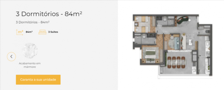 Apartamento com 3 Quartos à Venda, 84 m² em Tatuapé - São Paulo