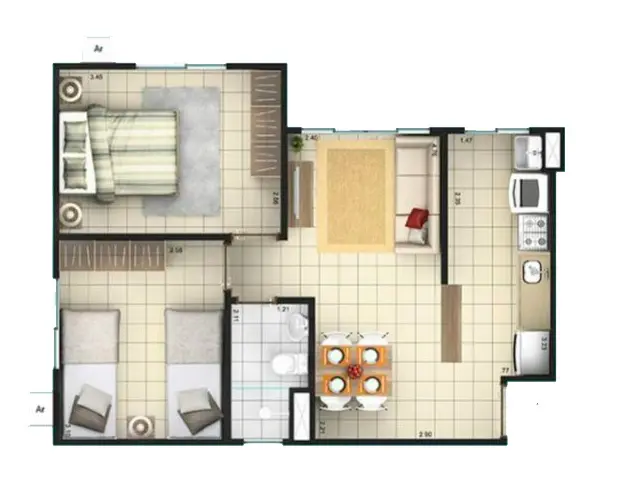 Imagem Apartamento com 2 Quartos à Venda, 41 m²em Santa Etelvina - Manaus Imagem Apartamento com 2 Quartos à Venda, 41 m²em Santa Etelvina - Manaus