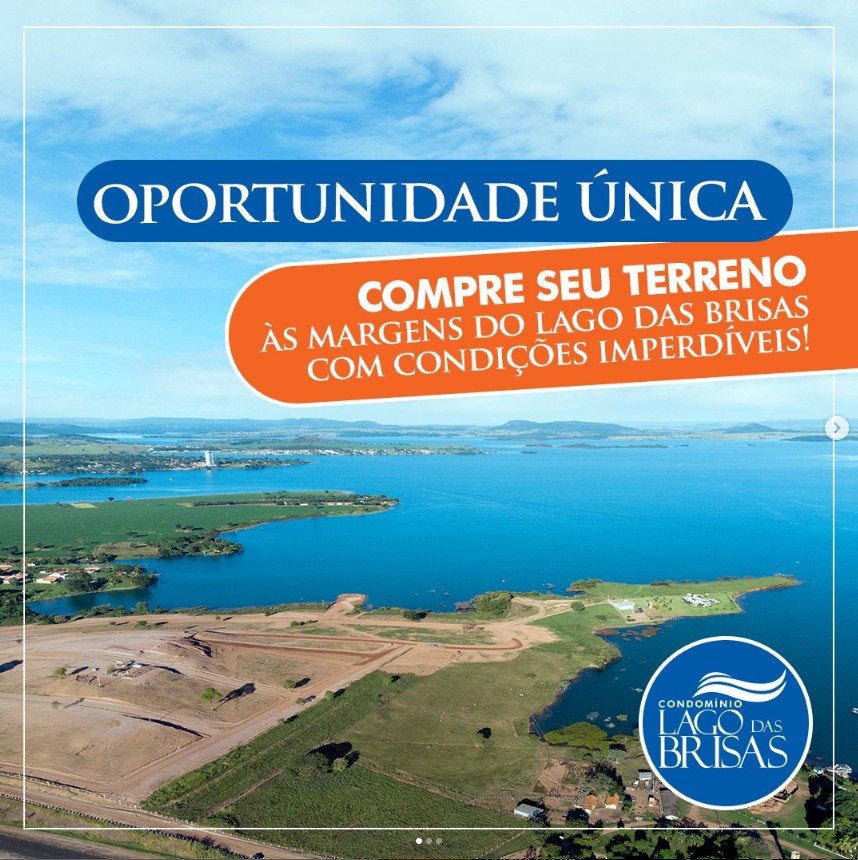 Imagem Terreno em Condomínio à Venda, 594 m² em Condomínio Lago das Brisas - Buriti Alegre Imagem Terreno em Condomínio à Venda, 594 m² em Condomínio Lago das Brisas - Buriti Alegre