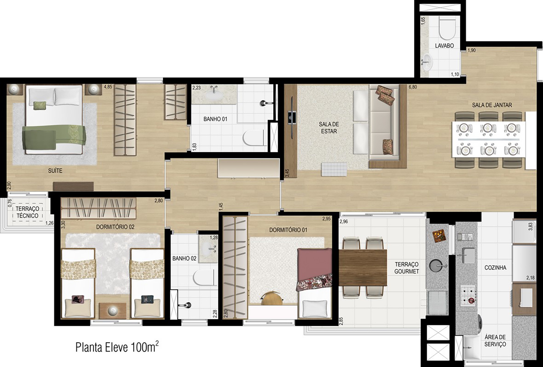 Imagem Apartamento com 3 Quartos à Venda, 100 m² em Jardim Trevo - Jundiaí Imagem Apartamento com 3 Quartos à Venda, 100 m² em Jardim Trevo - Jundiaí