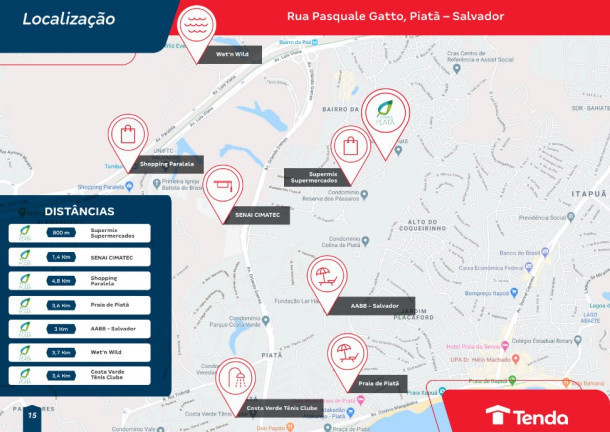 Imagem Apartamento com 2 Quartos à Venda,  em Piatã - Salvador