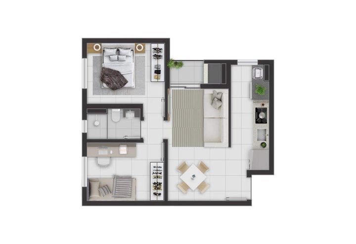 Imagem Apartamento com 2 Quartos à Venda, 52 m² em Fazendinha - Curitiba Imagem Apartamento com 2 Quartos à Venda, 52 m² em Fazendinha - Curitiba