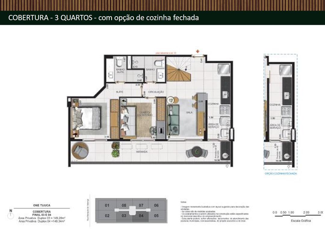 Imagem Cobertura com 4 Quartos à Venda, 221 m²em Tijuca - Rio de Janeiro
