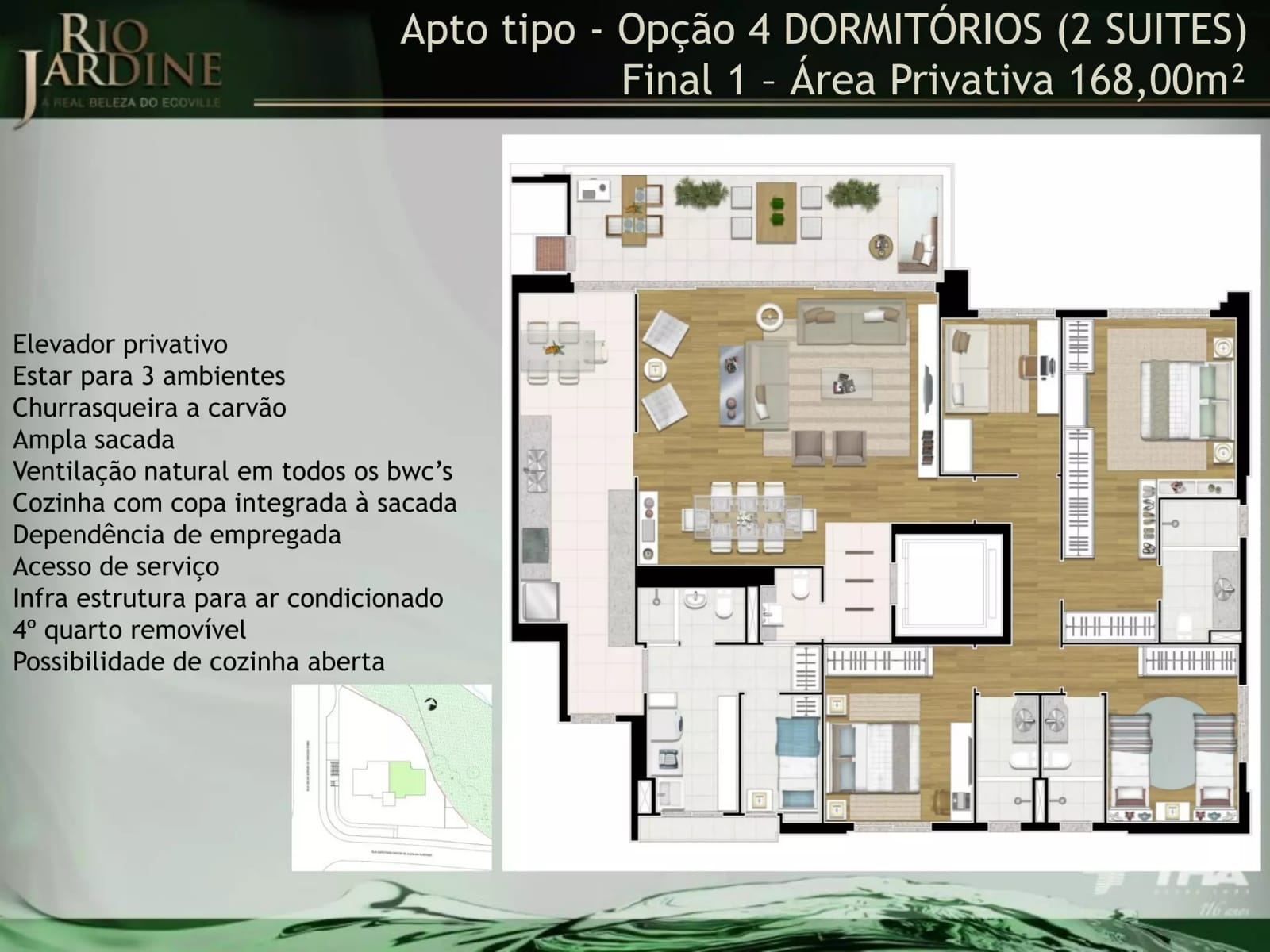 Imagem Apartamento com 3 Quartos à Venda, 169 m² em Campo Comprido - Curitiba