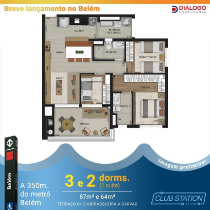 Imagem Apartamento com 3 Quartos à Venda, 64 m² em Quarta Parada - São Paulo Imagem Apartamento com 3 Quartos à Venda, 64 m² em Quarta Parada - São Paulo