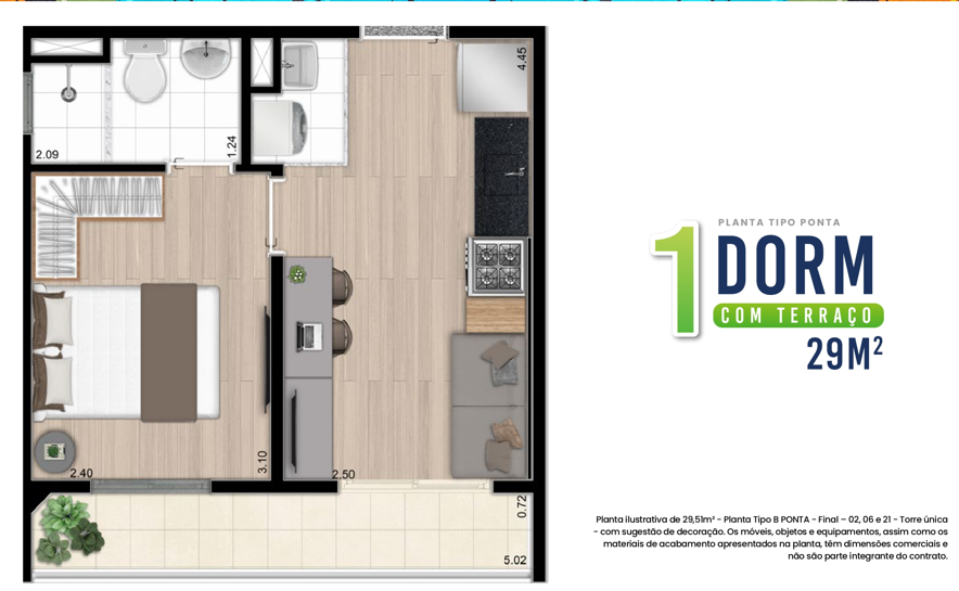 Imagem Studio com 1 Quarto à Venda, 29 m²em Campos Elíseos - São Paulo Imagem Studio com 1 Quarto à Venda, 29 m²em Campos Elíseos - São Paulo