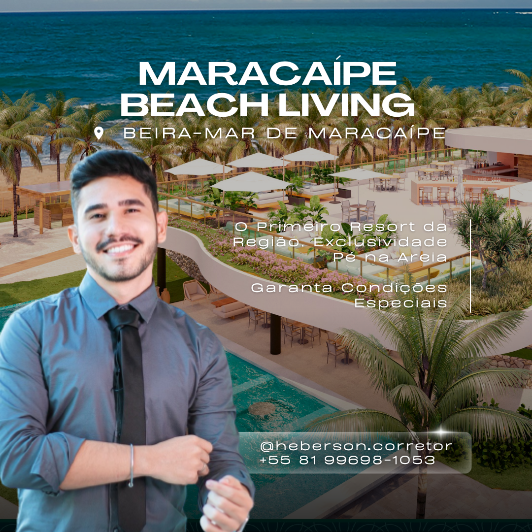 Apartamento com 1 Quarto à Venda, 26 m²em Porto de Galinhas - Ipojuca