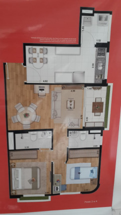 Imagem Apartamento com 2 Quartos para Alugar, 63 m² em Vila Dom Pedro I - São Paulo