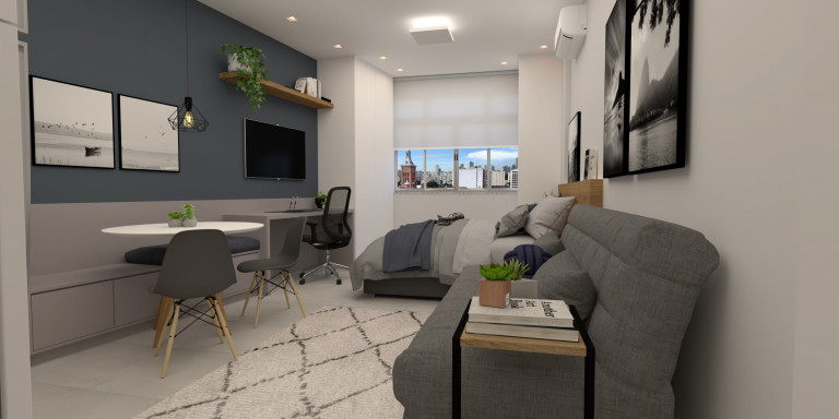 Imagem Loft com 1 Quarto à Venda, 32 m² em Centro - Rio de Janeiro