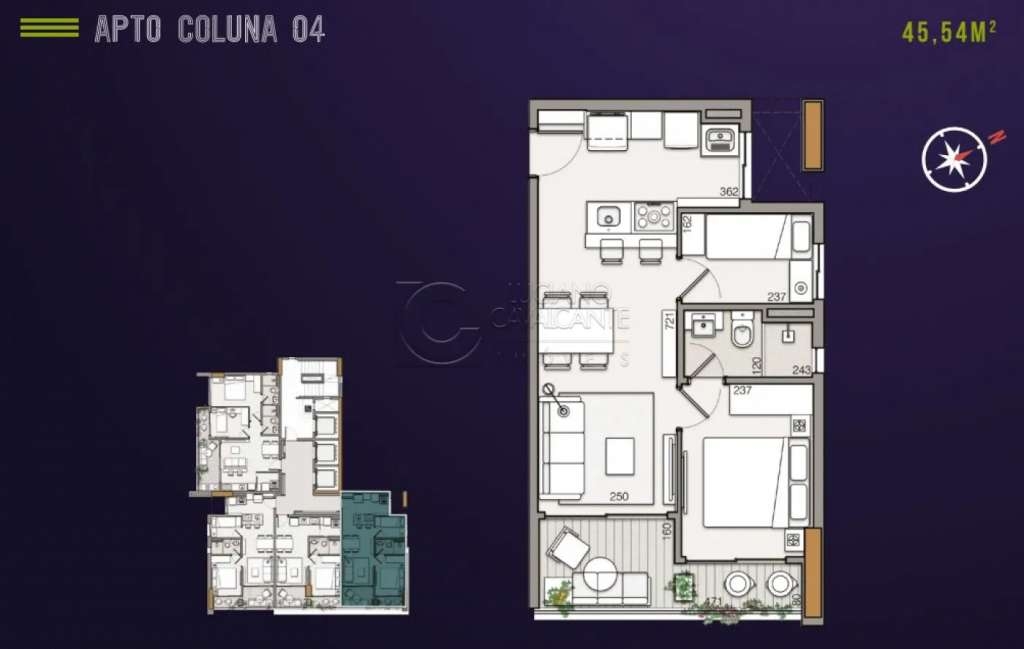Imagem Apartamento com 2 Quartos à Venda, 45 m²em Meireles - Fortaleza