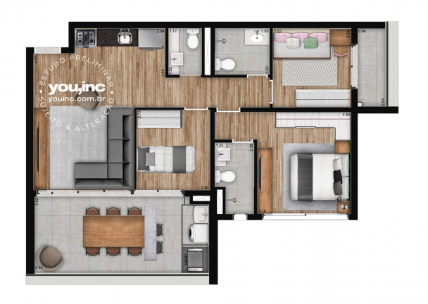 Imagem Apartamento com 3 Quartos à Venda, 87 m² em Santo Amaro - São Paulo Imagem Apartamento com 3 Quartos à Venda, 87 m² em Santo Amaro - São Paulo