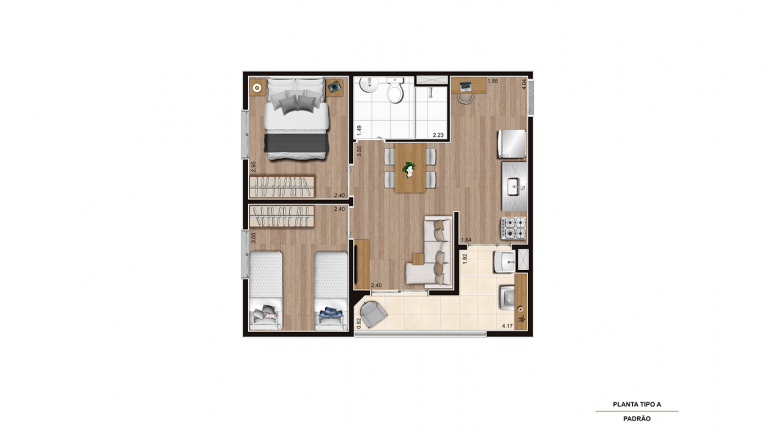 Imagem Apartamento com 2 Quartos à Venda, 41 m²em Picanço - Guarulhos