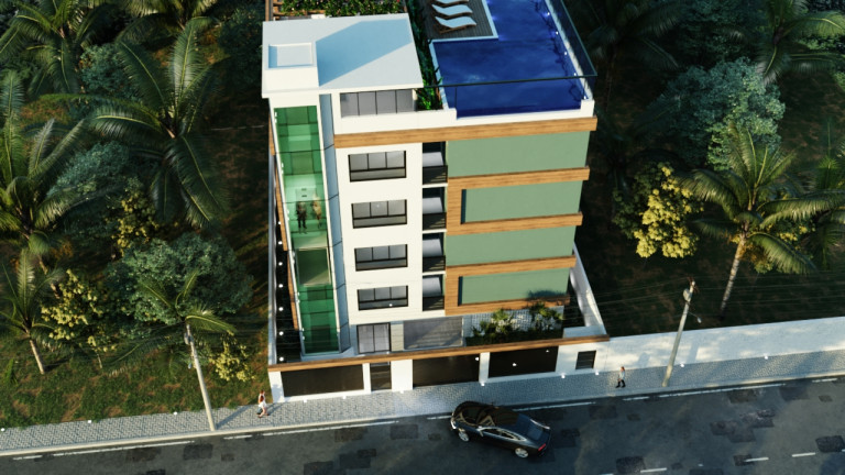 Flat com 1 Quarto à Venda, 33 m² em Rua Sergipe - Tamandaré