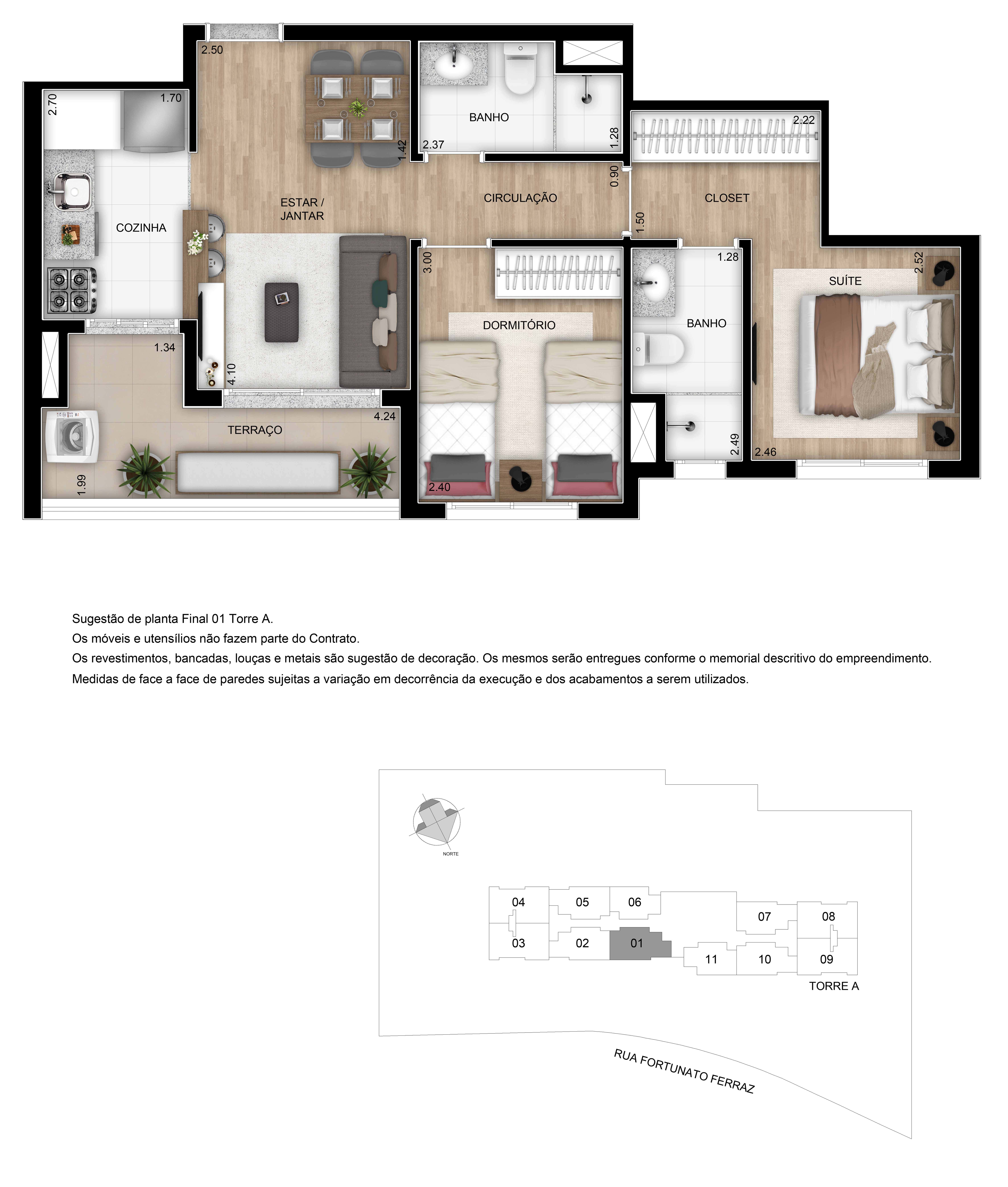 Imagem Apartamento com 2 Quartos à Venda, 55 m² em Vila Anastácio - São Paulo