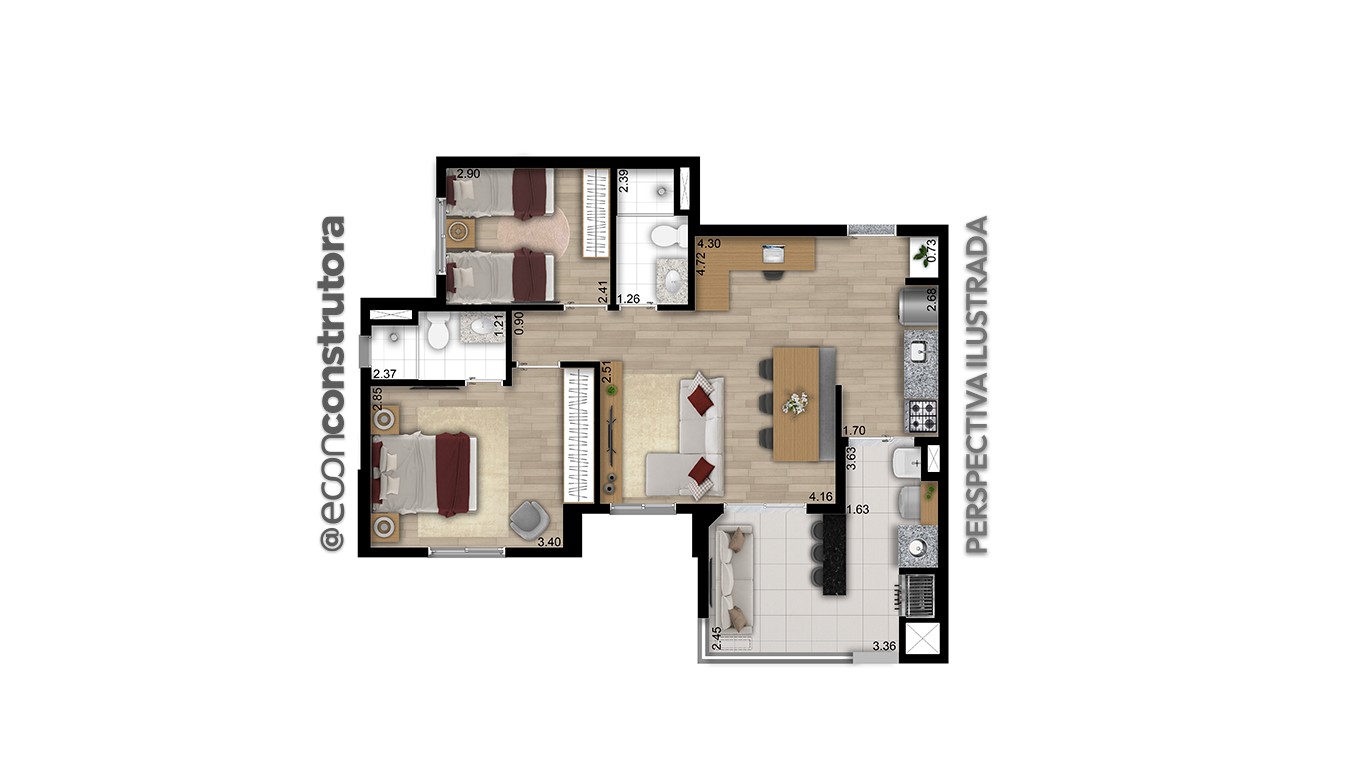 Imagem Apartamento com 2 Quartos à Venda, 49 m² em Chácara Califórnia - São Paulo Imagem Apartamento com 2 Quartos à Venda, 49 m² em Chácara Califórnia - São Paulo