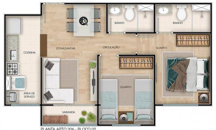 Imagem Apartamento com 2 Quartos à Venda, 46 m² em água Santa - Rio De Janeiro