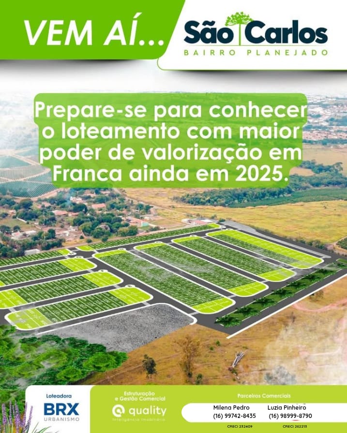 Imagem Terreno à Venda, 160 m² em São Joaquim - Franca