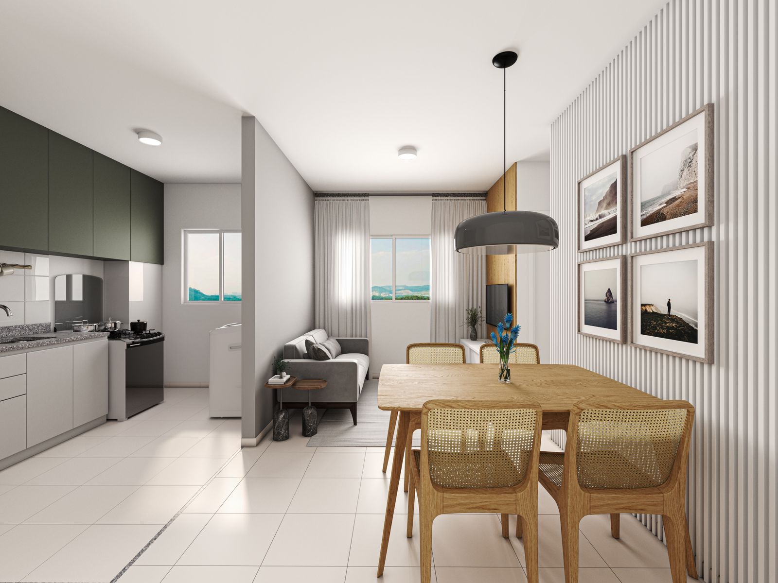 Imagem Apartamento com 2 Quartos à Venda, 44 m²em Mangabeiras - Barra dos Coqueiros