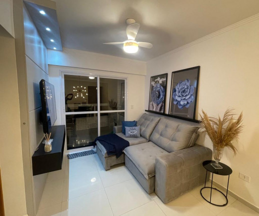 Imagem Apartamento com 2 Quartos para Temporada, 100 m² em Guilhermina - Praia Grande - Praia Grande