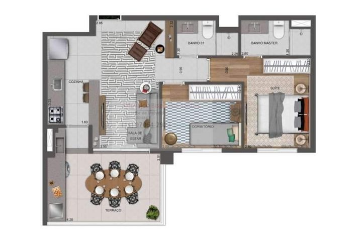 Imagem Apartamento com 2 Quartos à Venda, 68 m² em Jardim Prudência - São Paulo Imagem Apartamento com 2 Quartos à Venda, 68 m² em Jardim Prudência - São Paulo