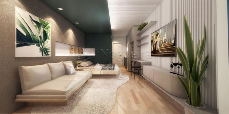 Apartamento com 1 Quarto à Venda, 29 m² em Muro Alto - Ipojuca