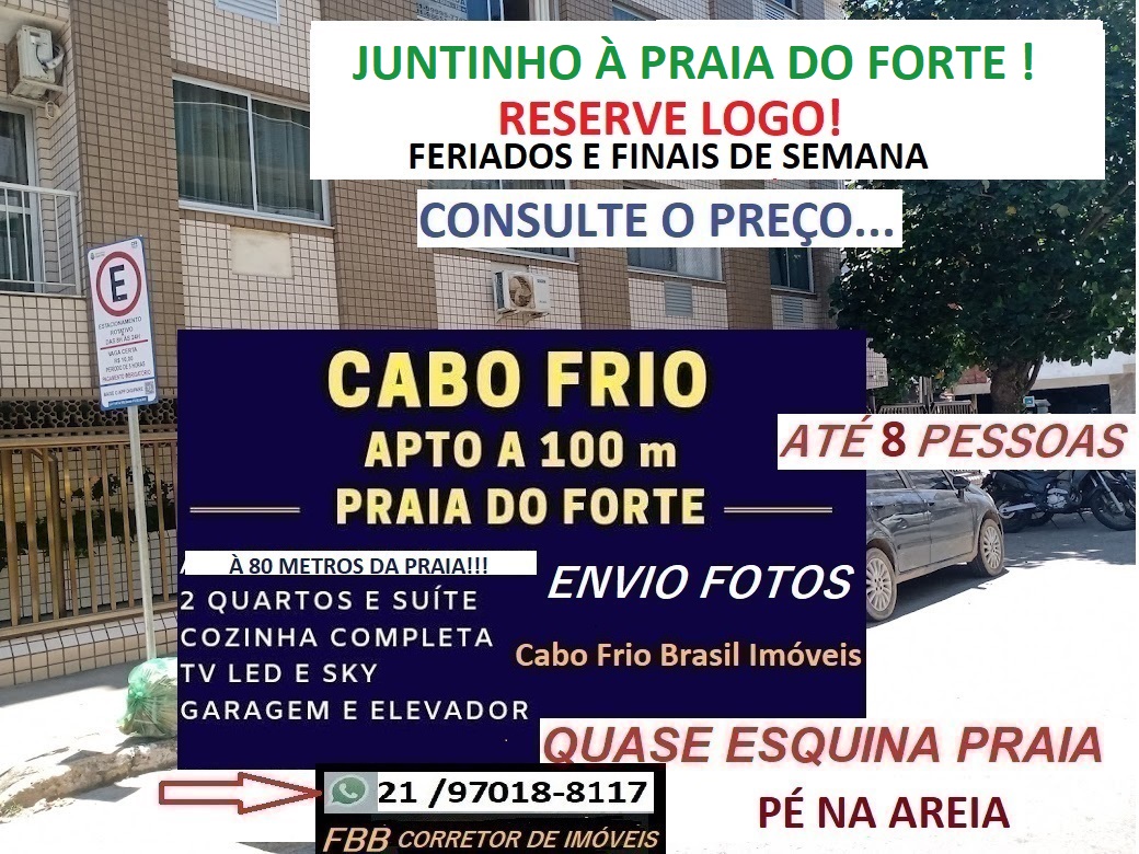 Apartamento com 2 Quartos para Temporada, 70 m² em Centro - Cabo Frio