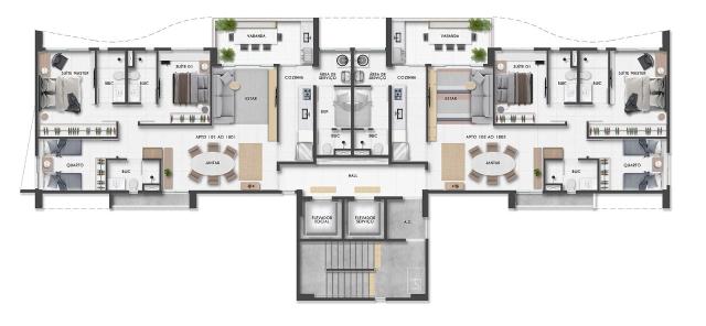 Imagem Apartamento com 3 Quartos à Venda, 105 m²em Parnamirim - Recife
