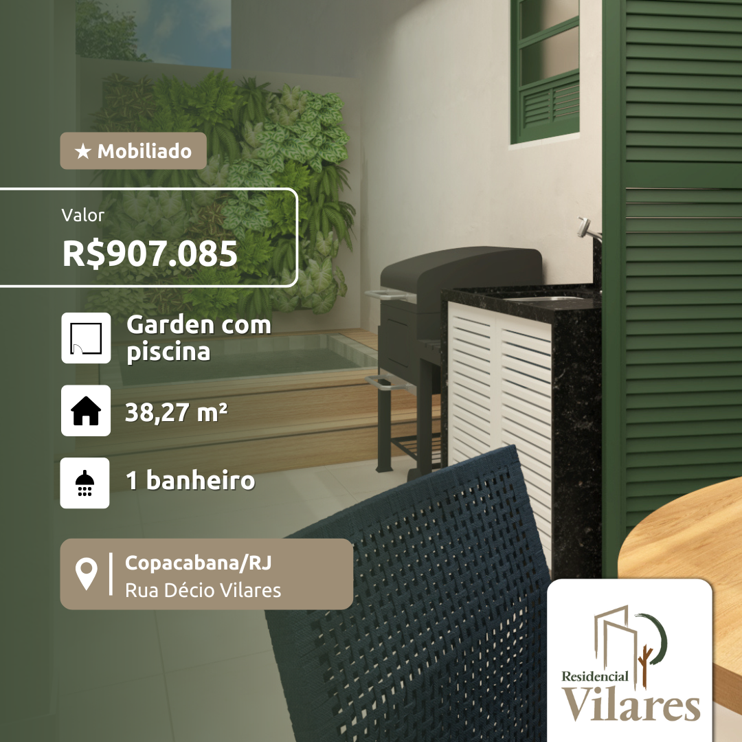 Imagem Apartamento com 1 Quarto à Venda, 33 m²em Copacabana - Rio de Janeiro