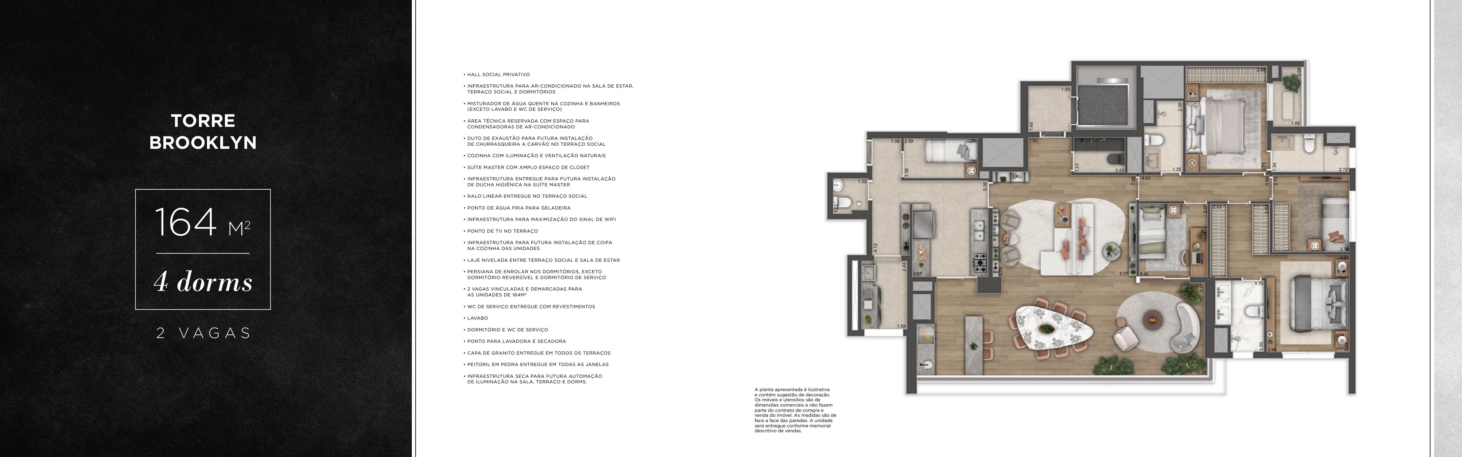 Imagem Apartamento com 4 Quartos à Venda, 217 m²em Cidade Monções - São Paulo
