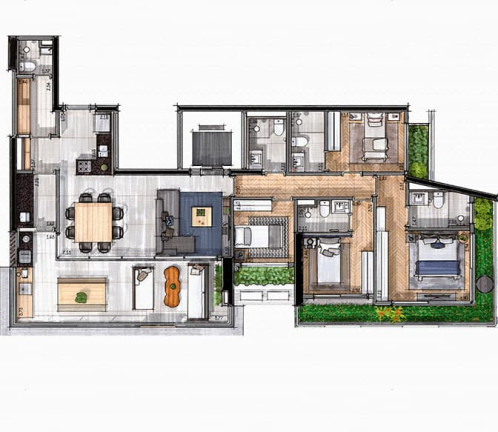 Imagem Apartamento com 3 Quartos à Venda, 163 m²em Jardim das Acácias - São Paulo