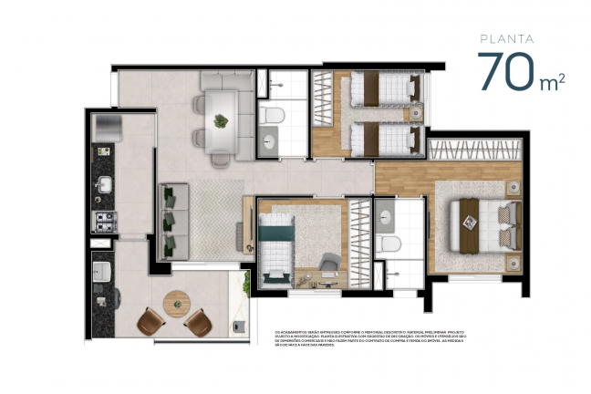 Imagem Apartamento com 2 Quartos à Venda, 57 m²em Ferreira - São Paulo Imagem Apartamento com 2 Quartos à Venda, 57 m²em Ferreira - São Paulo