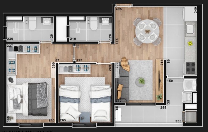 Imagem Apartamento com 2 Quartos à Venda, 58 m² em Tingui - Curitiba
