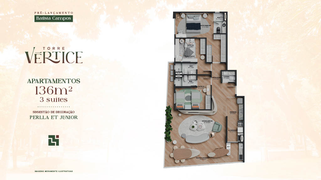 Imagem Apartamento com 1 Quarto à Venda, 46 m²em Batista Campos - Belém Imagem Apartamento com 1 Quarto à Venda, 46 m²em Batista Campos - Belém