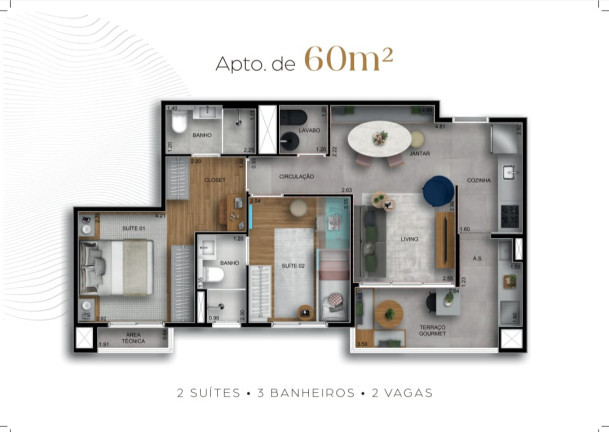 Imagem Apartamento com 2 Quartos à Venda, 62 m² em Centro - Osasco Imagem Apartamento com 2 Quartos à Venda, 62 m² em Centro - Osasco