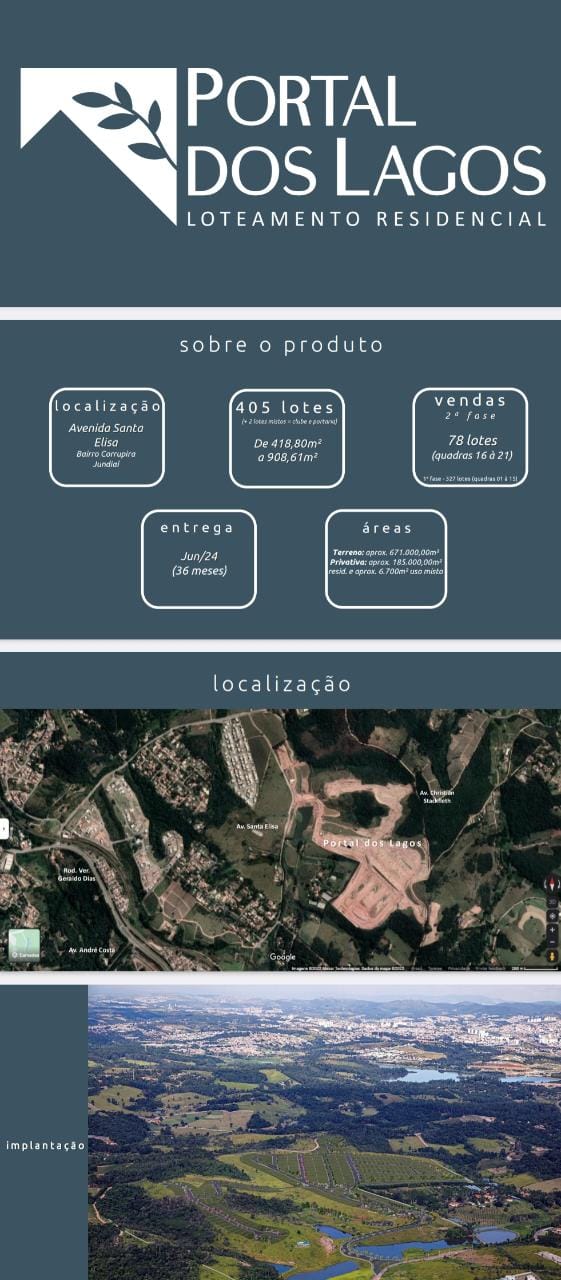 Imagem Terreno em Condomínio à Venda, 420 m²em Corrupira - Jundiaí Imagem Terreno em Condomínio à Venda, 420 m²em Corrupira - Jundiaí