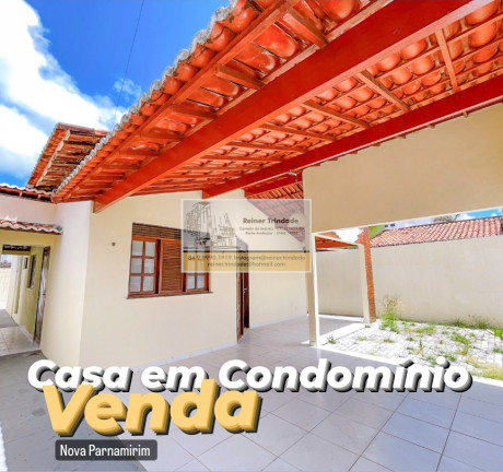 Casa de Condomínio com 3 Quartos à Venda, 112 m² em Nova Parnamirim - Parnamirim