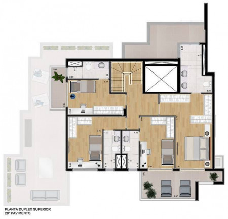 Imagem Apartamento com 3 Quartos à Venda, 153 m² em Jardim - Santo André Imagem Apartamento com 3 Quartos à Venda, 153 m² em Jardim - Santo André
