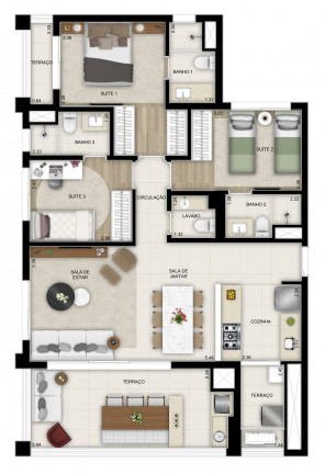 Imagem Apartamento com 3 Quartos à Venda, 102 m² em Jardim das Acácias - São Paulo